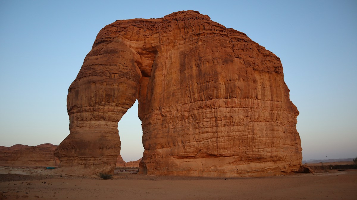 Elephant Rock in AlUla, Saudi Arabia